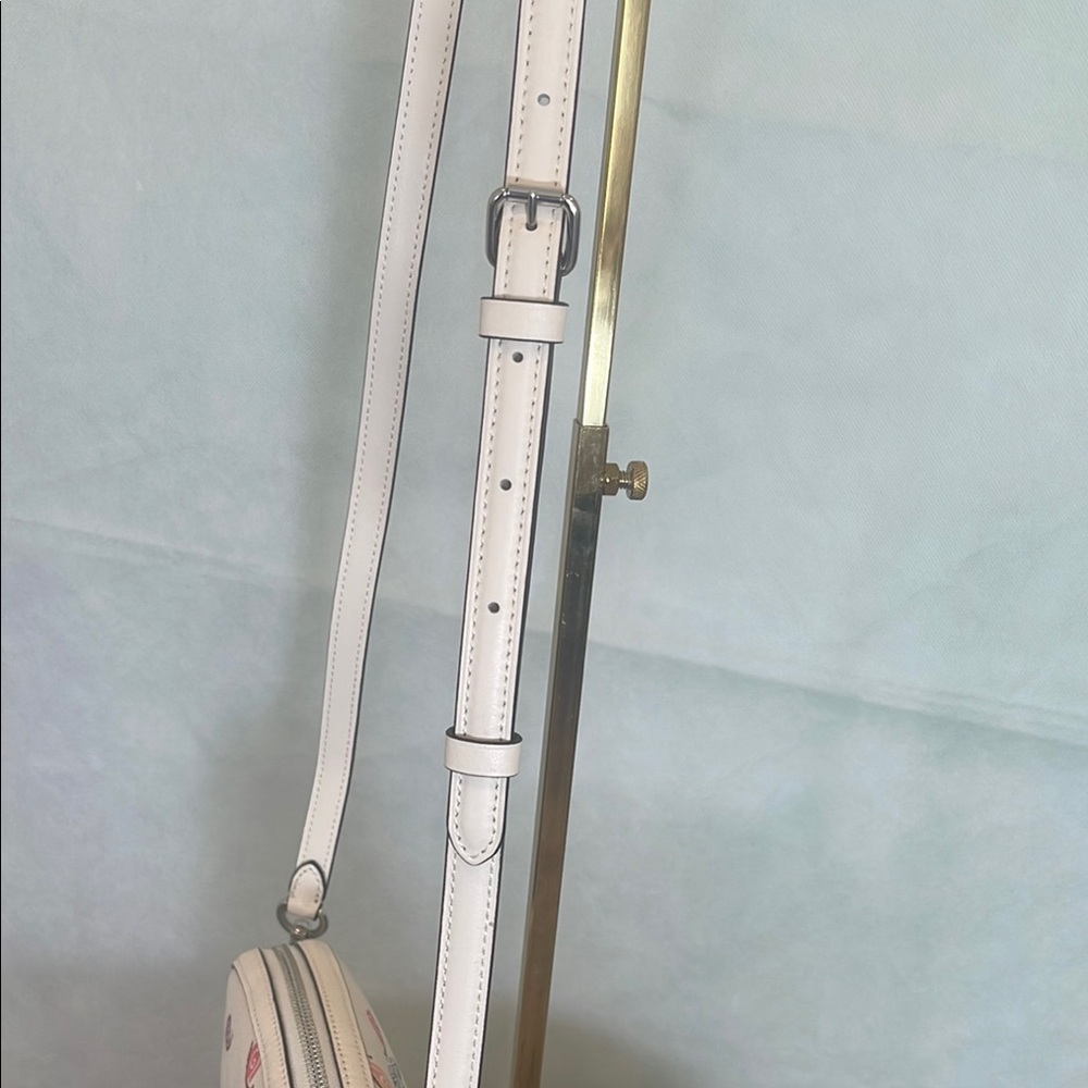 Coach White Crossbody Bag with Multicolor Accents - Picture 6 of 14